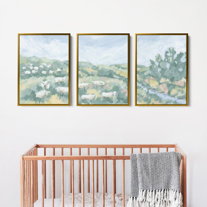 Countryside Flock Triptych - Set of 3 - Jetty Home