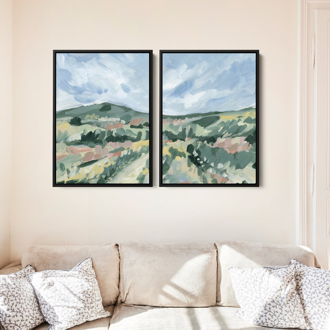 Fields in Motion Diptych - Set of 2 - Jetty Home
