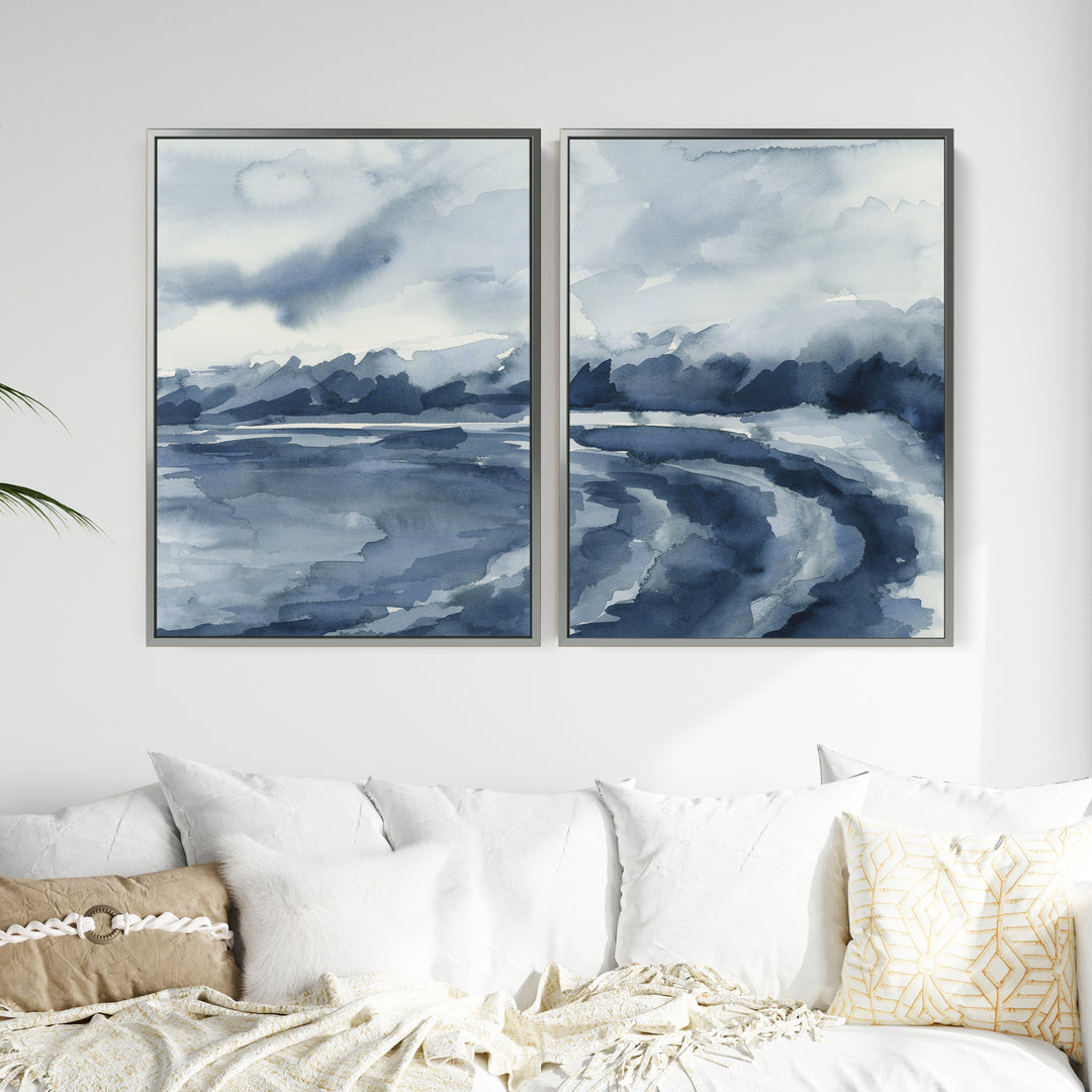 The Quiet Cove Diptych - Set of 2