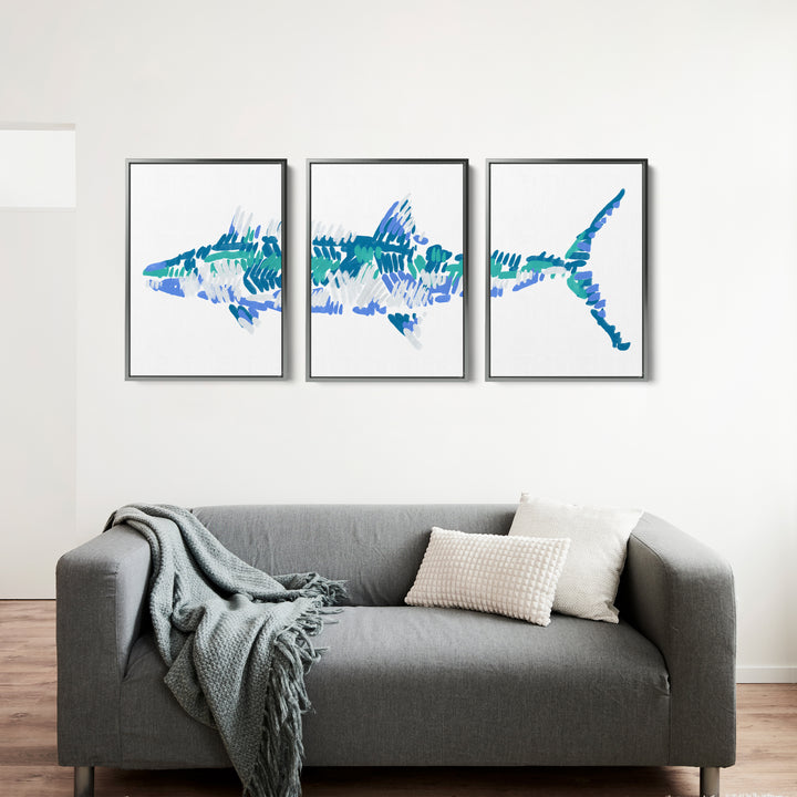 The Kingfish Triptych - Set of 3