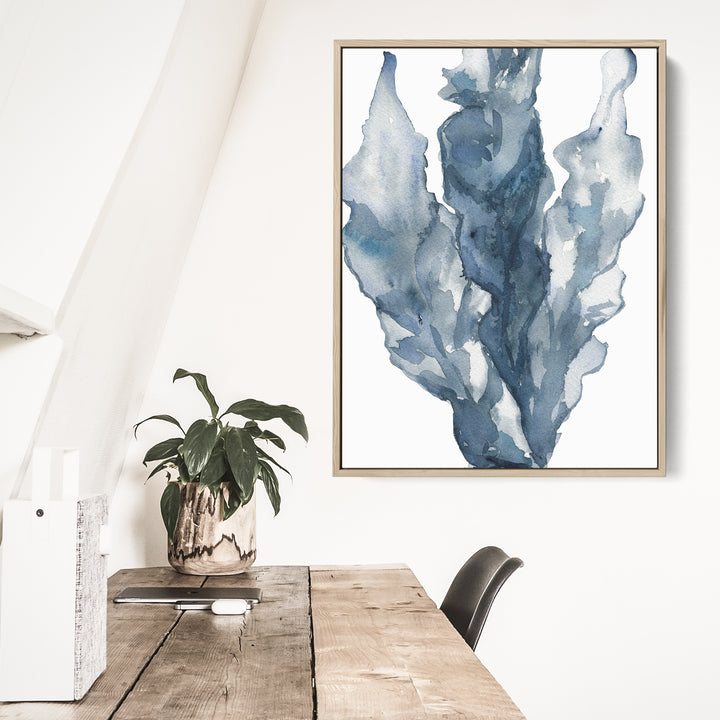 Blue Sea Lettuce Watercolor No. 2 - Jetty Home