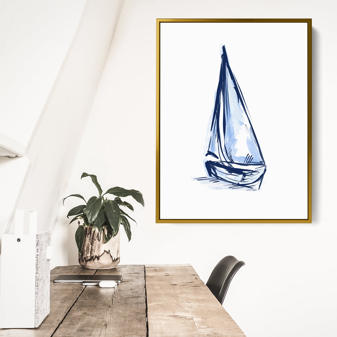 The Blue Sailboat, No. 3 - Jetty Home