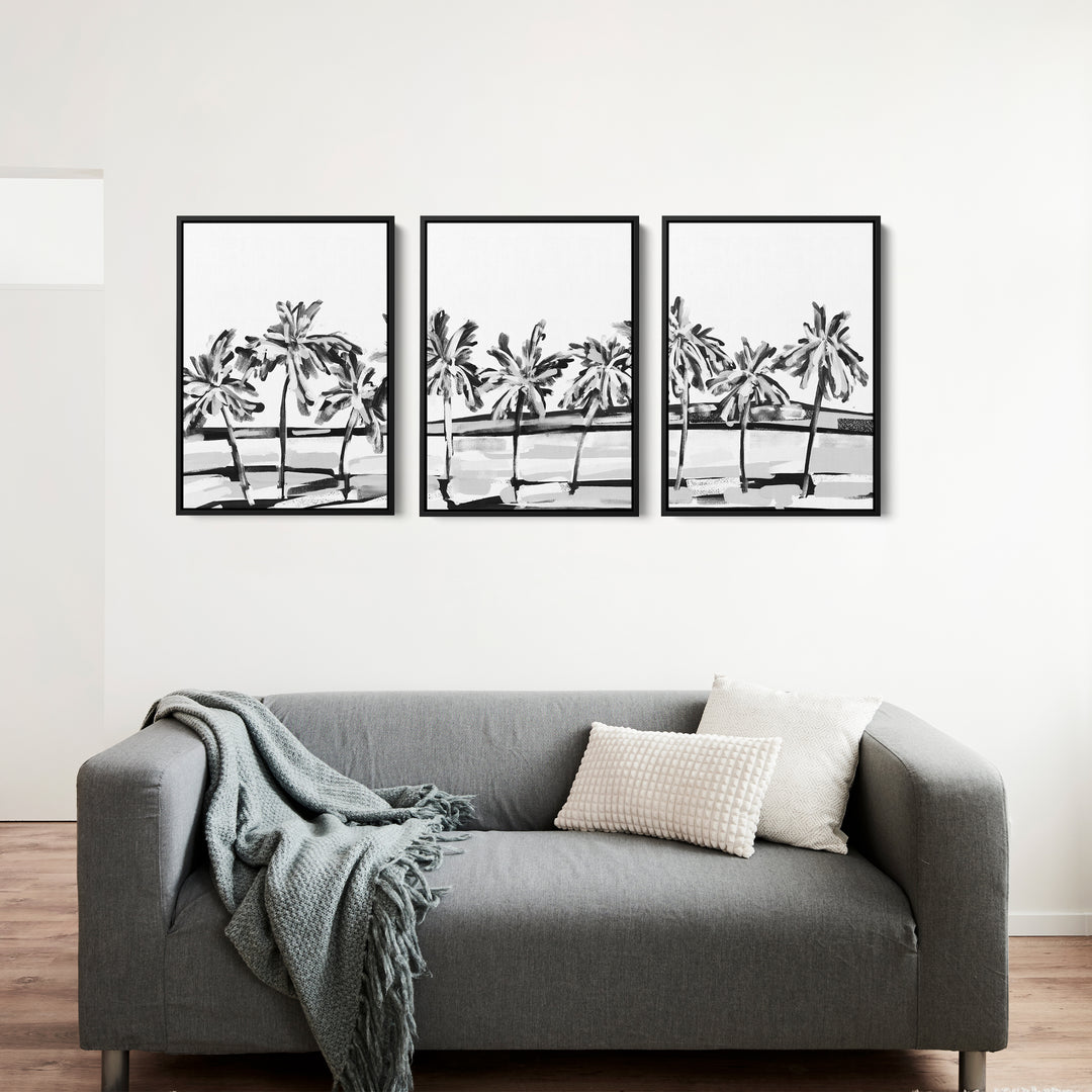 Black & White Island Views - Set of 3 - Jetty Home
