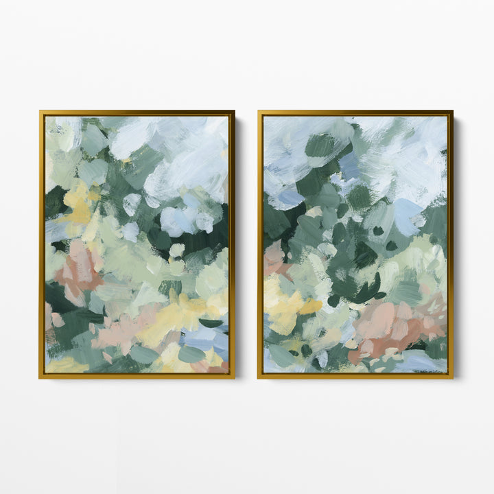 Floral Echoes Diptych - Set of 2 - Jetty Home