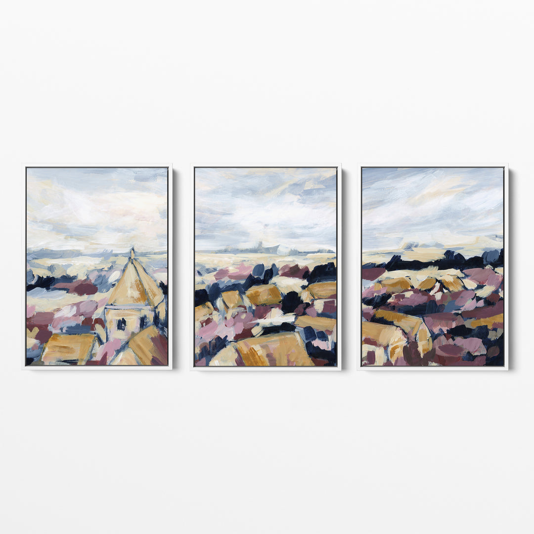 Faded Facades Triptych - Set of 3 - Jetty Home