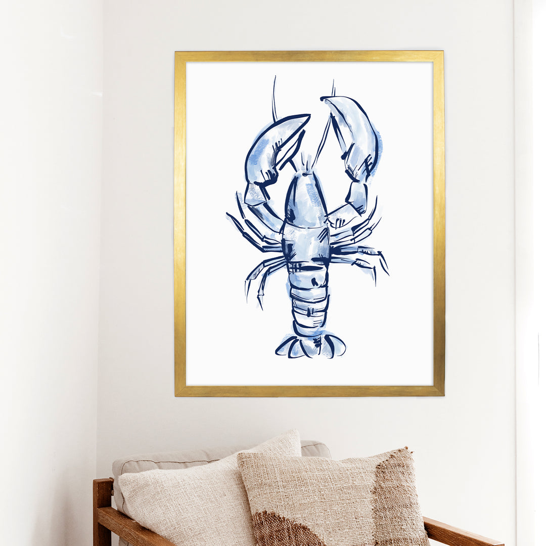 Nautical Lobster Sketch - Jetty Home