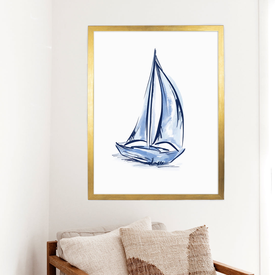 The Blue Sailboat, No. 1 - Jetty Home