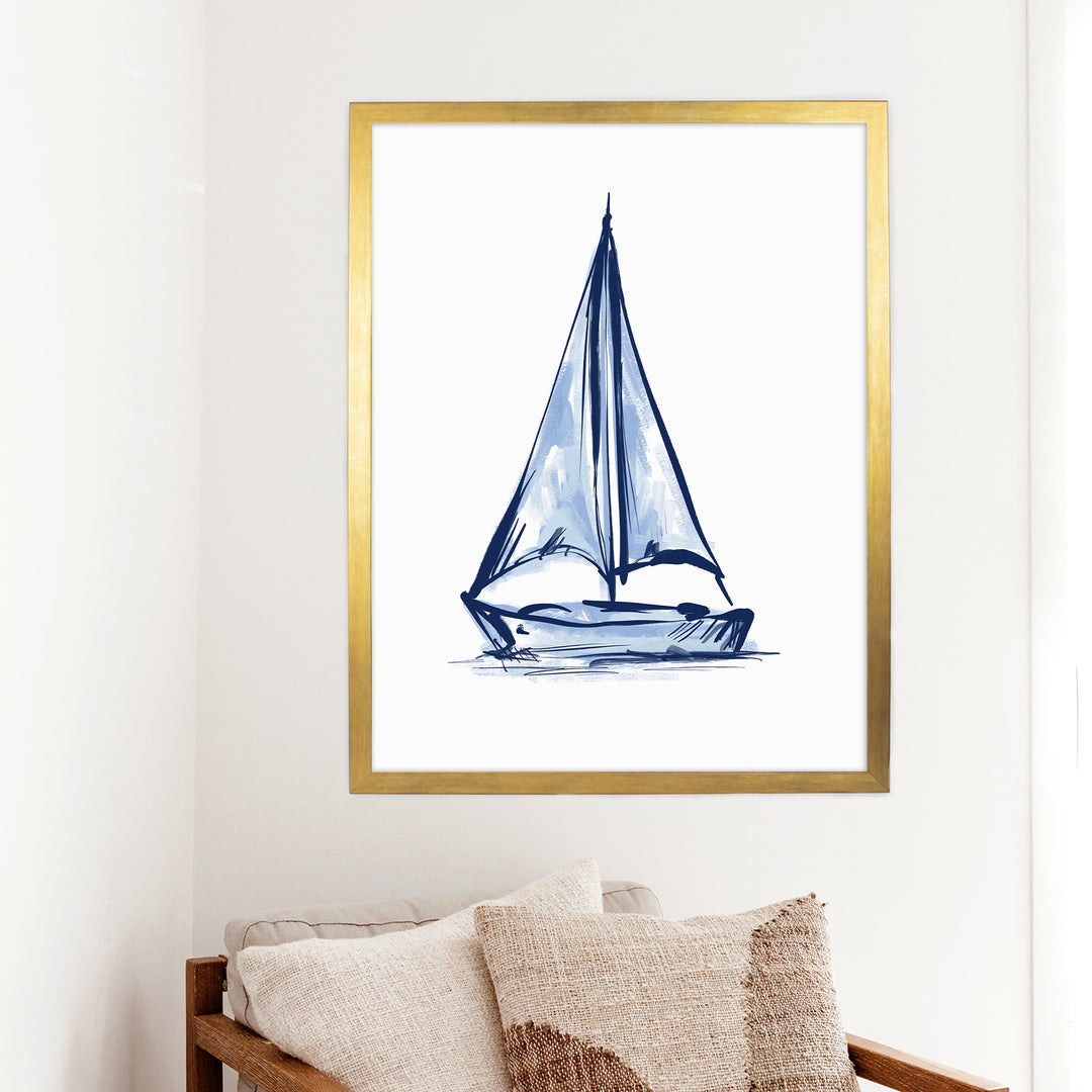 The Blue Sailboat, No. 2 - Jetty Home