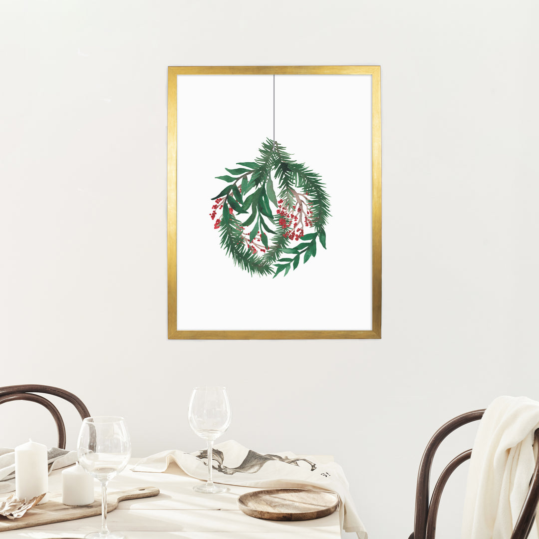 Watercolor Christmas Ornament - Jetty Home