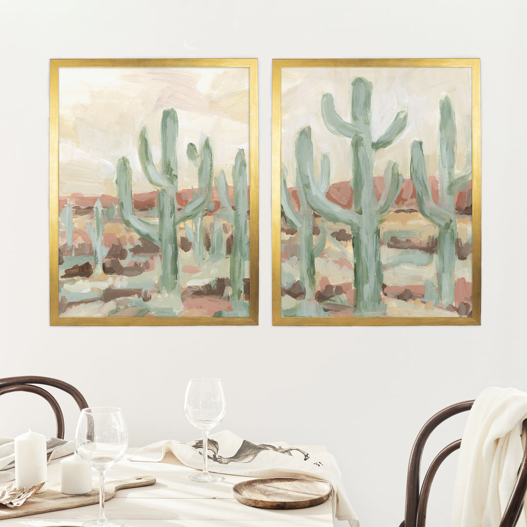 Saguaro Light Diptych - Set of 2 - Jetty Home