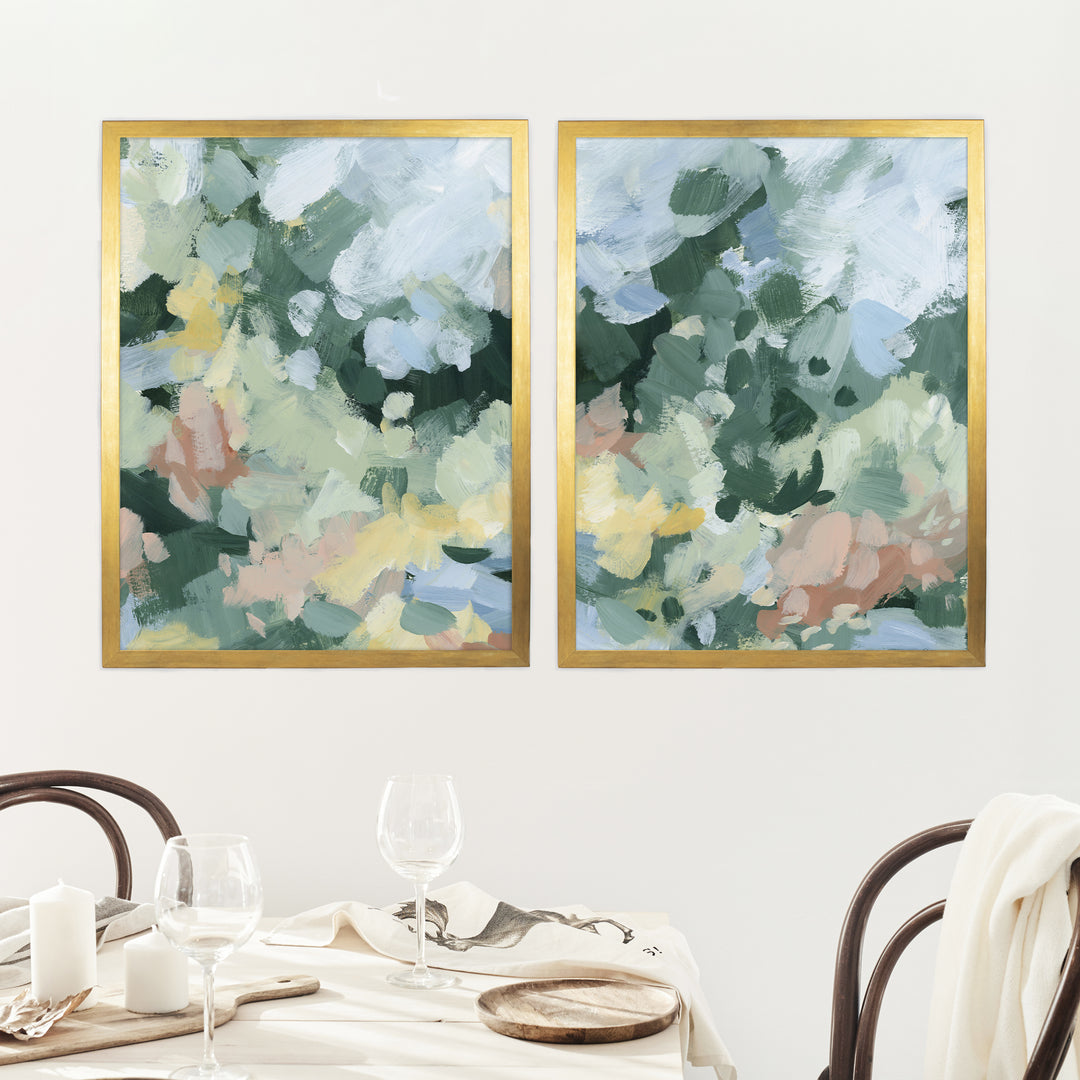 Floral Echoes Diptych - Set of 2 - Jetty Home