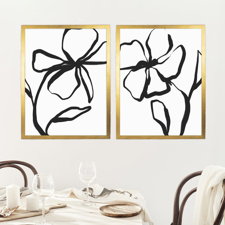 Floral Meeting - Set of 2