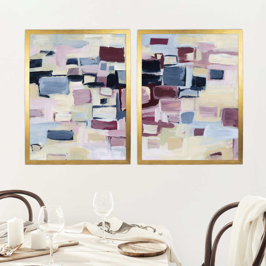 Gentle Shift Diptych - Set of 2 - Jetty Home
