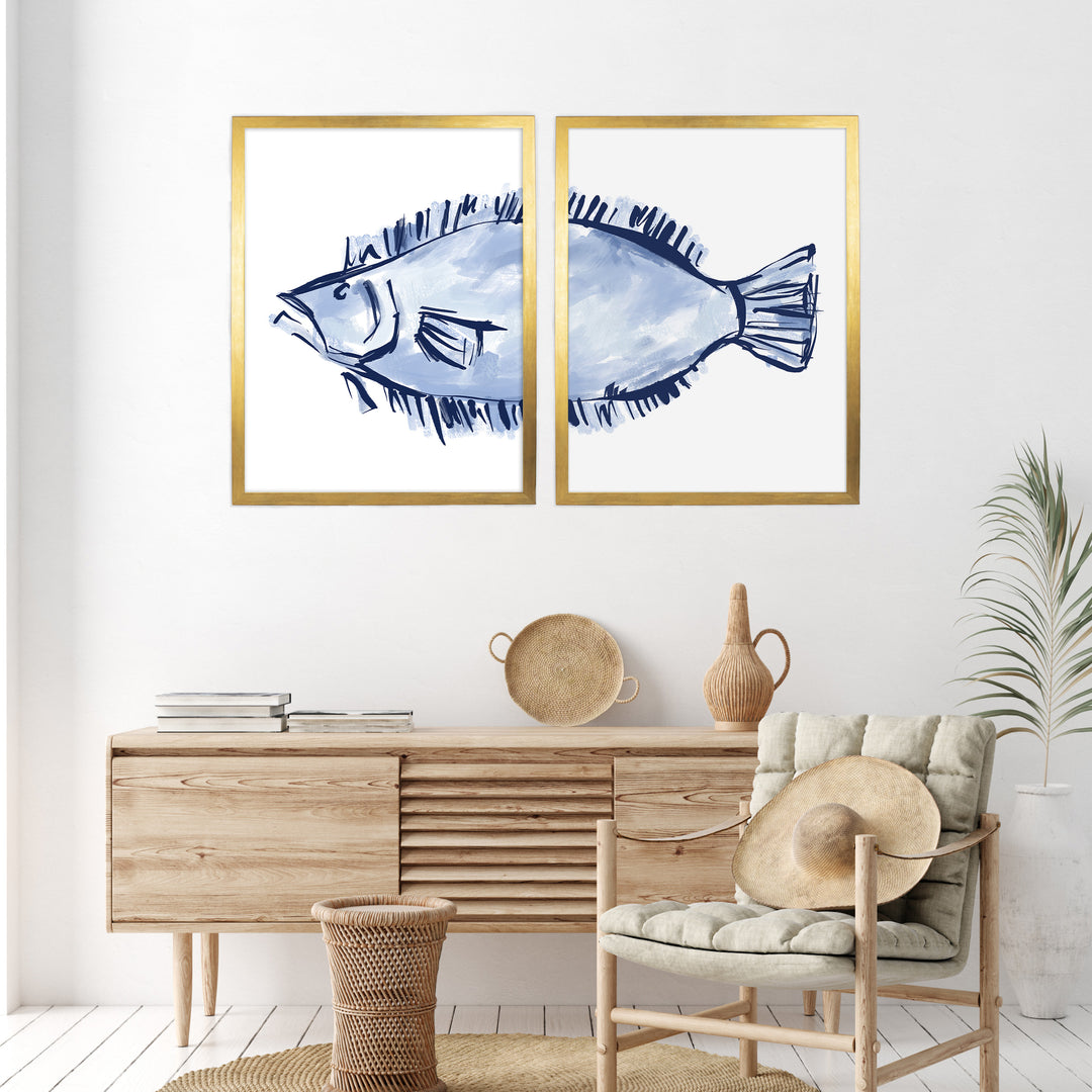 Fluke Study Diptych - Set of 2 - Jetty Home