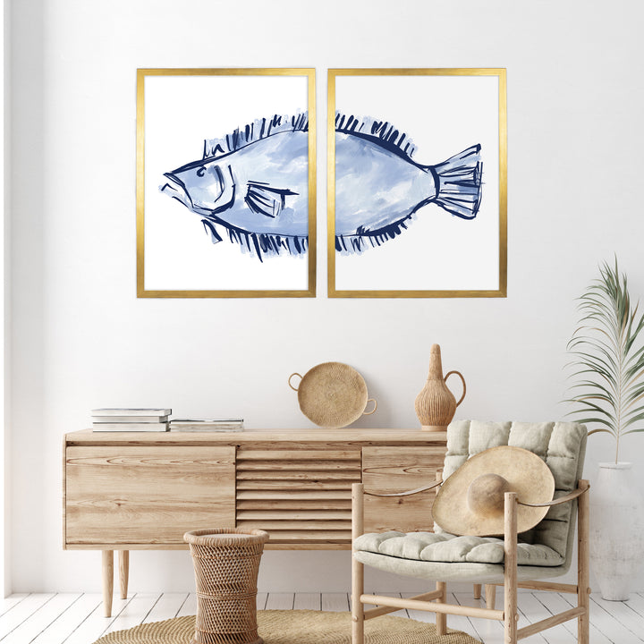 Fluke Study Diptych - Set of 2 - Jetty Home