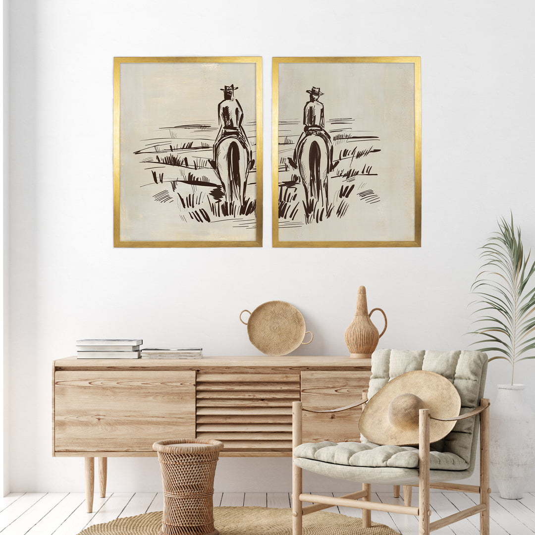 The Cowboy Watch Diptych - Set of 2