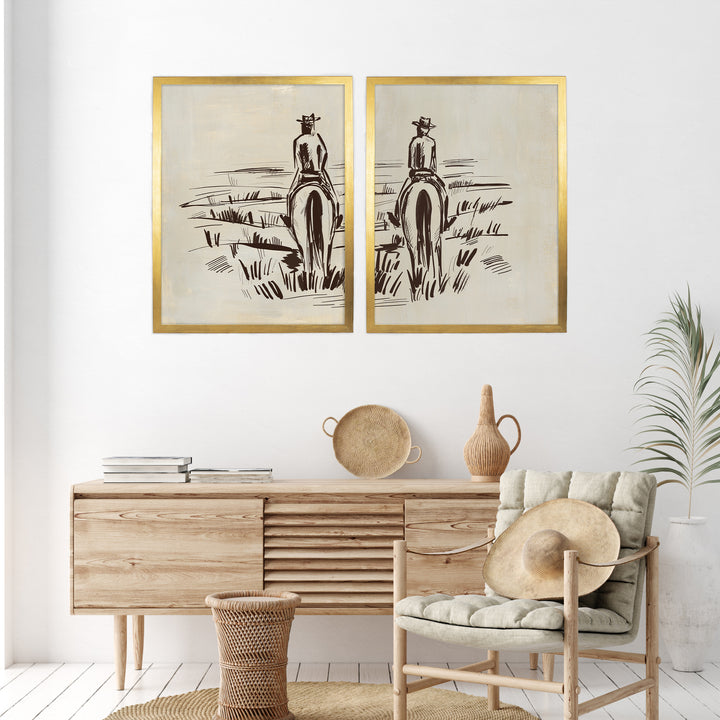 The Cowboy Watch Diptych - Set of 2