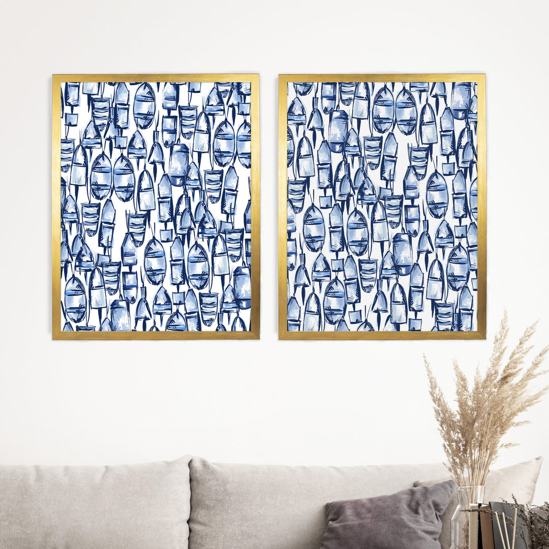 By the Buoys Diptych - Set of 2 - Jetty Home