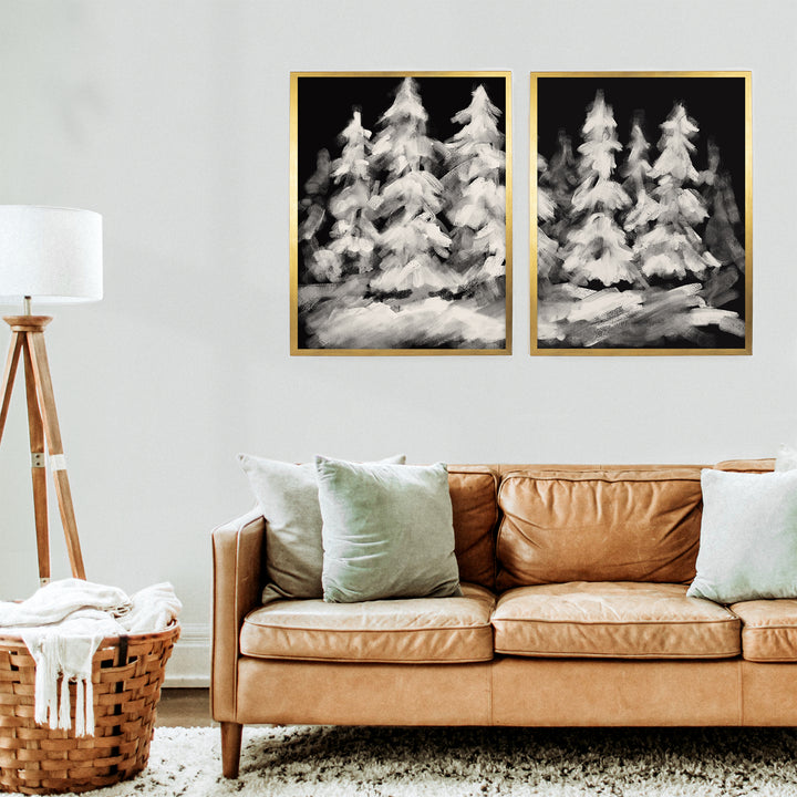 A Snowy Christmas Eve - Set of 2 - Jetty Home