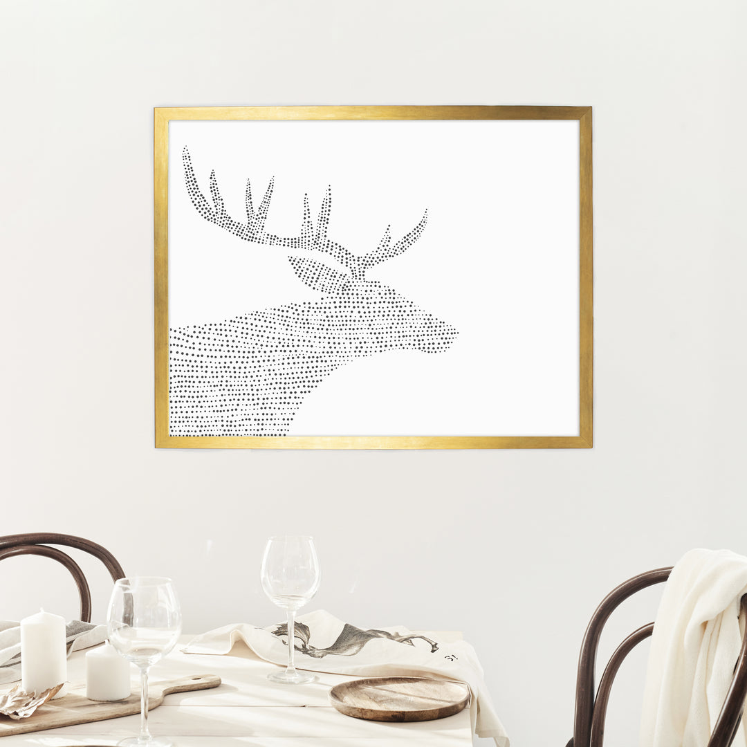 Minimalist Deer Illustration