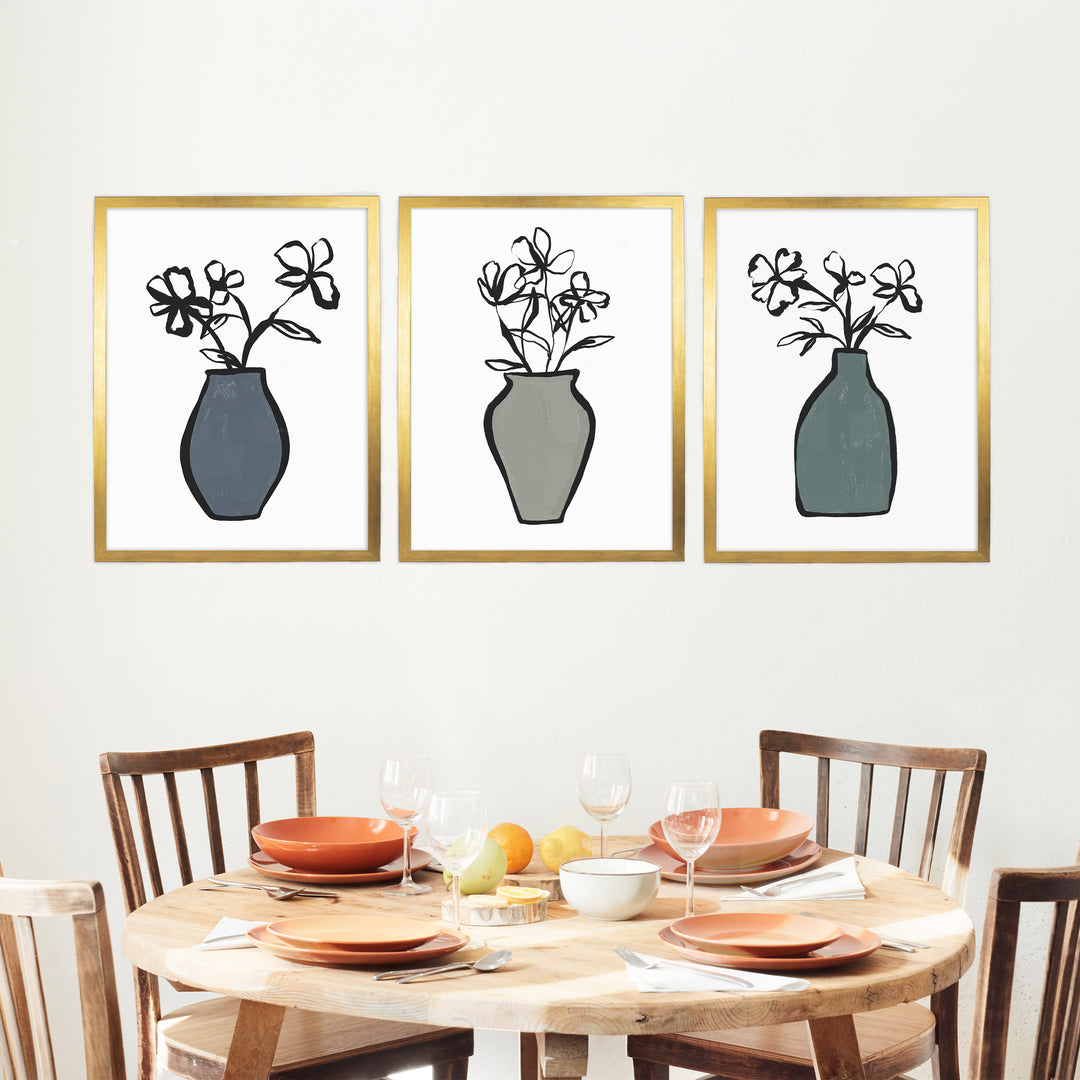 The Three Vases - Set of 3