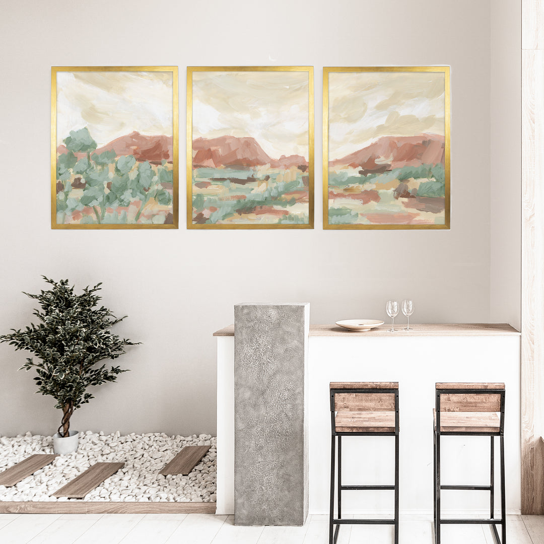 Under the Western Sky Triptych - Set of 3 - Jetty Home