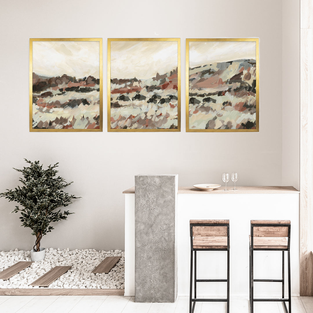 Over the Range Triptych - Set of 3