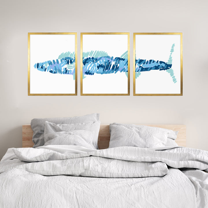 The Wahoo Triptych - Set of 3