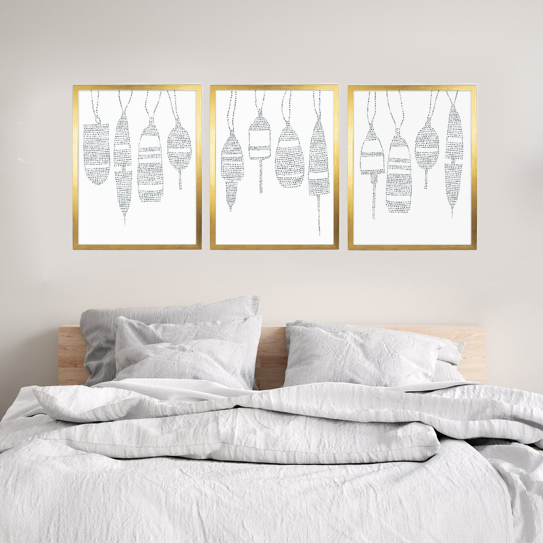 Ocean Buoys Marker - Set of 3 - Jetty Home