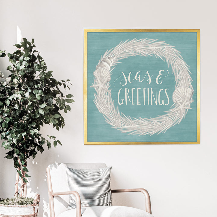 Seas & Greetings Wreath