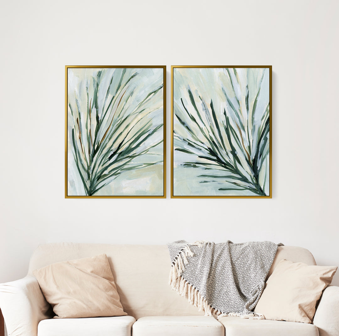 Pine Needles Painting - Set of 2