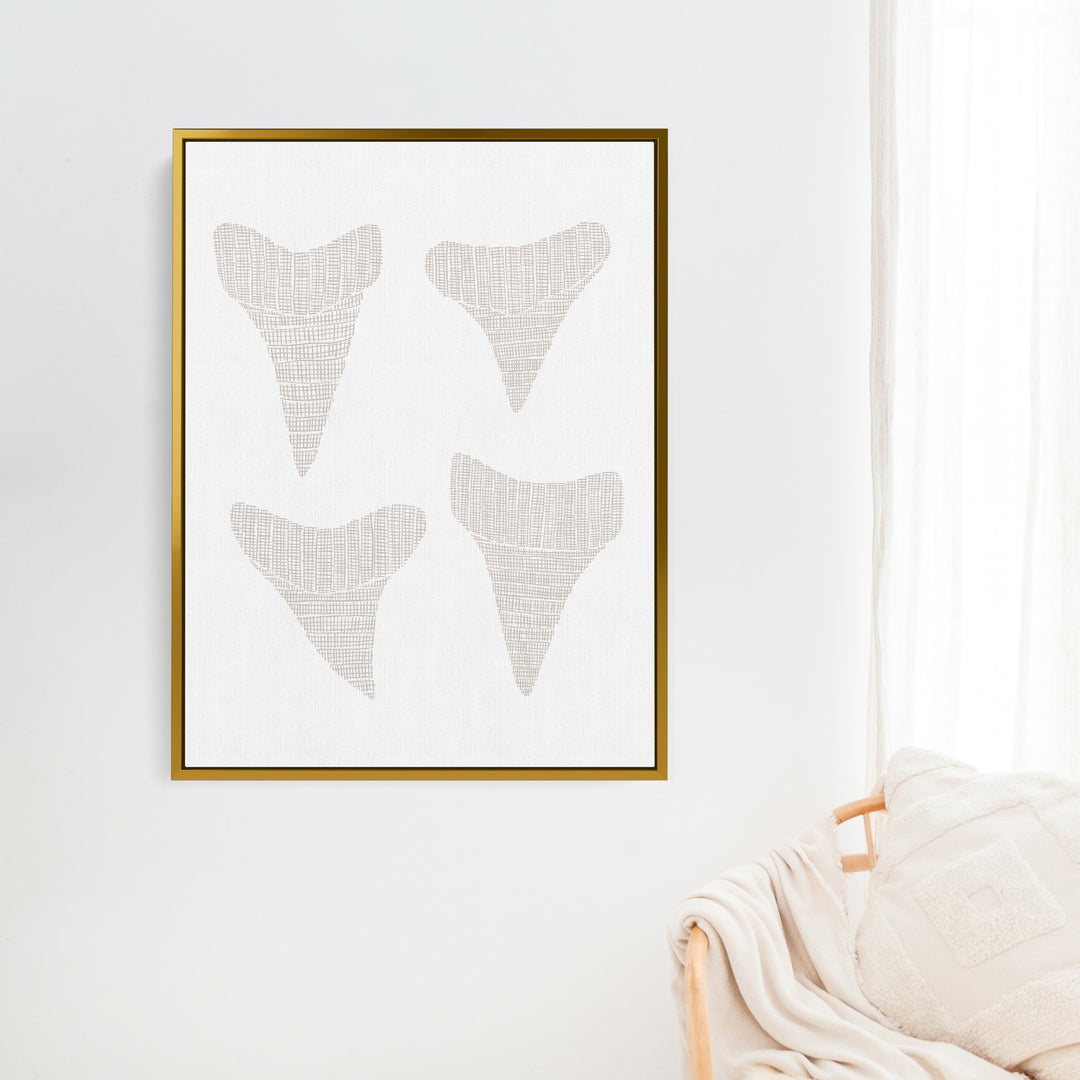 Woven Shark Teeth Illustration