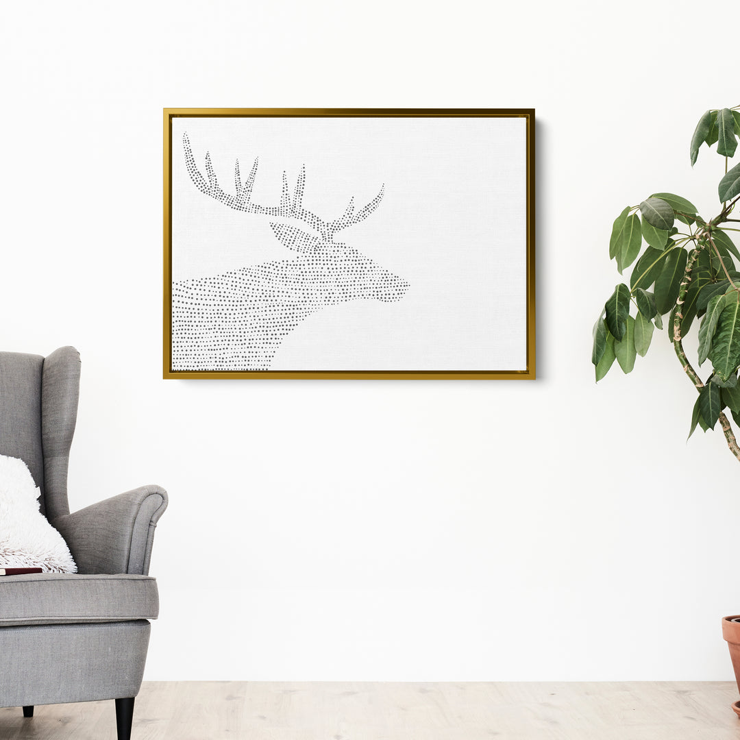 Minimalist Deer Illustration