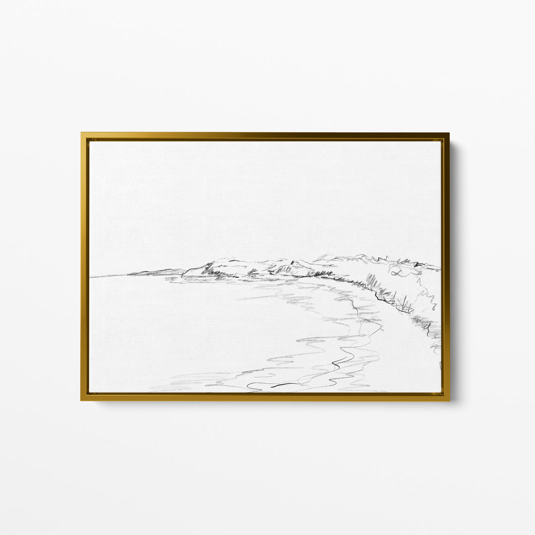 Minimalist Coastline Illustration, No. 2