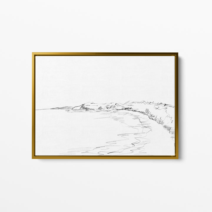 Minimalist Coastline Illustration, No. 2