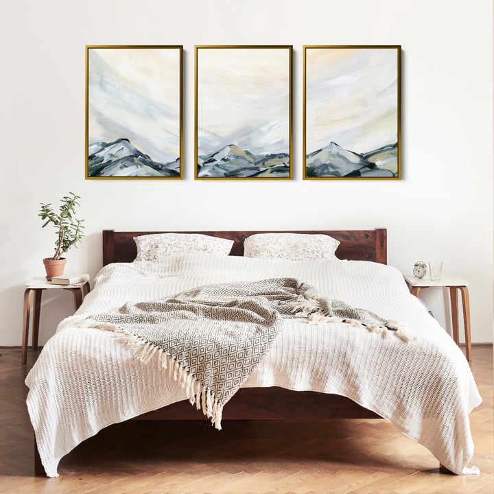 Mountain Landscape Vista - Set of 3