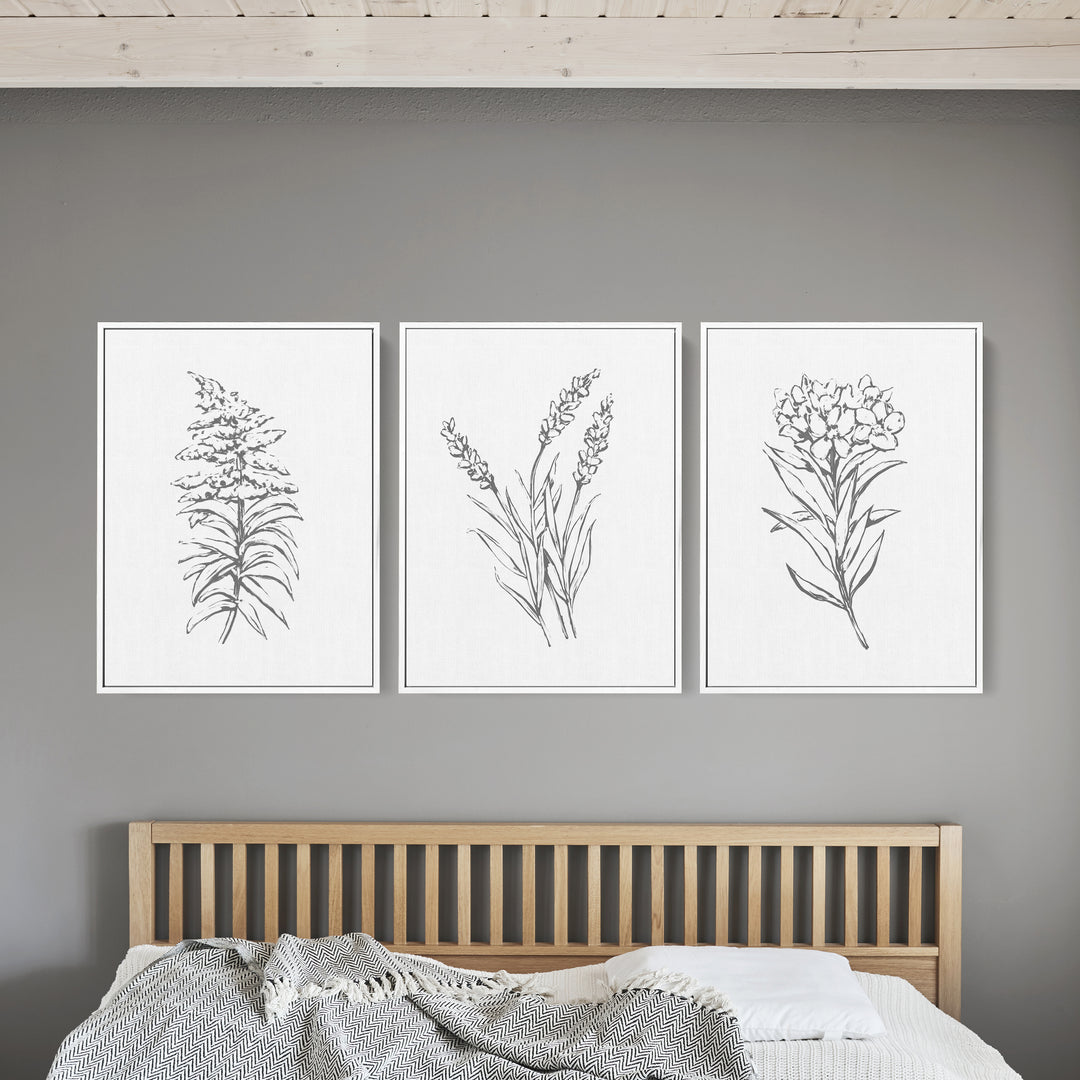 Florals in the Countryside - Set of 3