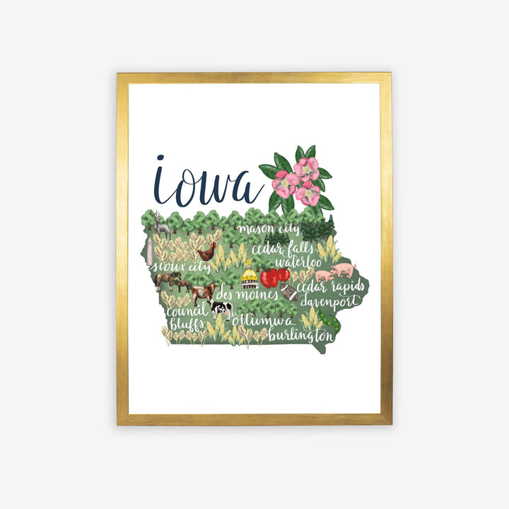 Iowa Map