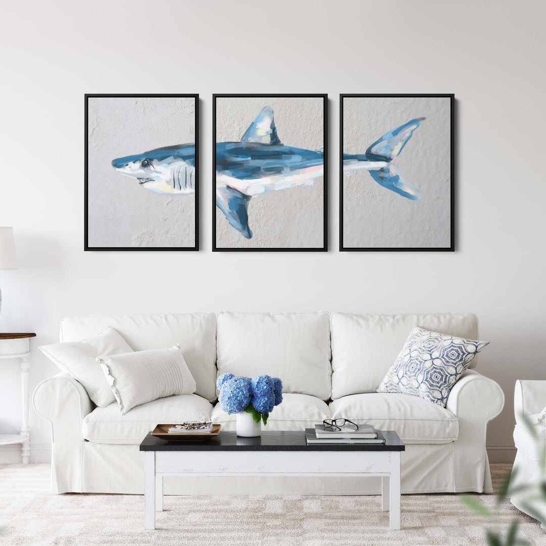 Mako Shark Triptych - Set of 3