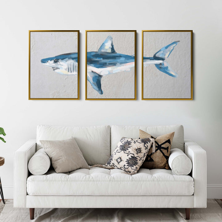 Mako Shark Triptych - Set of 3