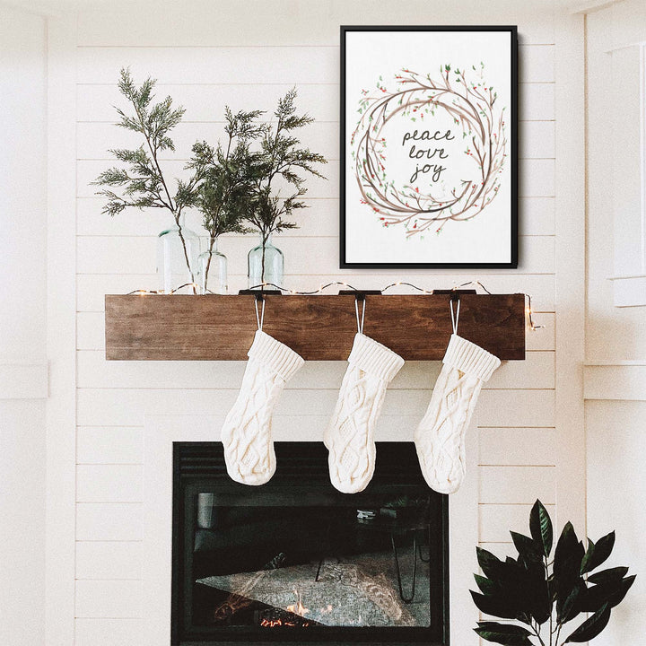 Peace Love Joy Wreath - Jetty Home
