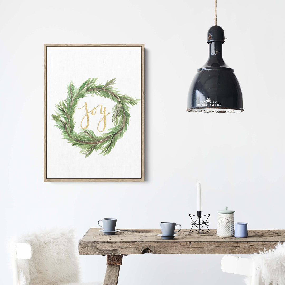 Joy Christmas Wreath - Jetty Home