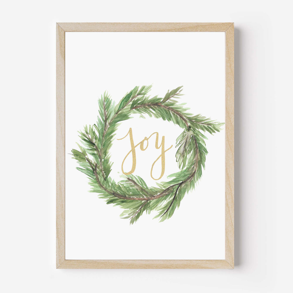 Joy Christmas Wreath - Jetty Home