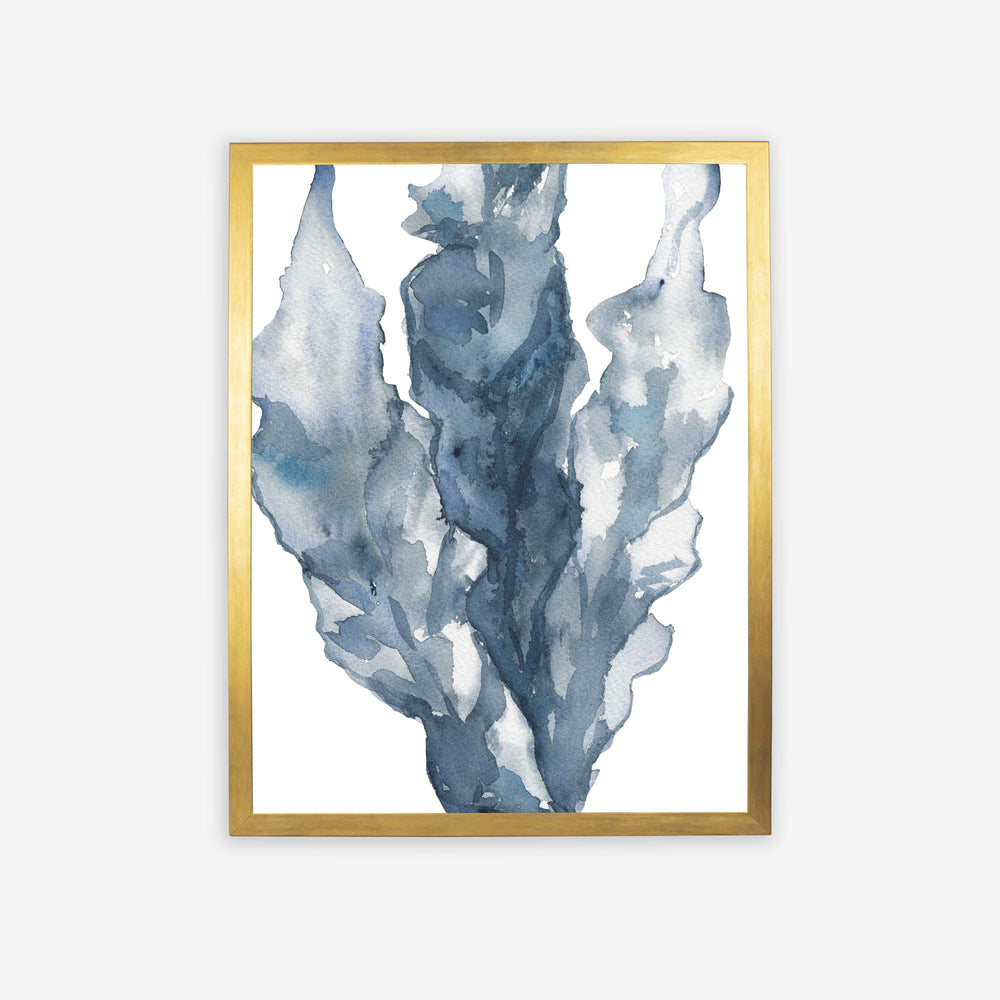Blue Sea Lettuce Watercolor No. 2 - Jetty Home
