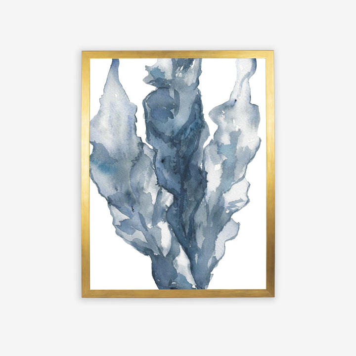 Blue Sea Lettuce Watercolor No. 2