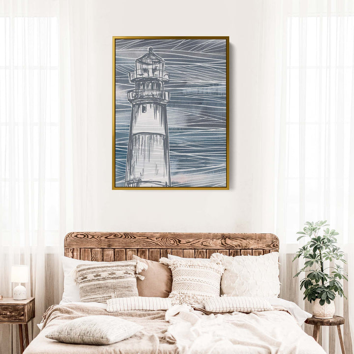 Nautical Blue Lighthouse