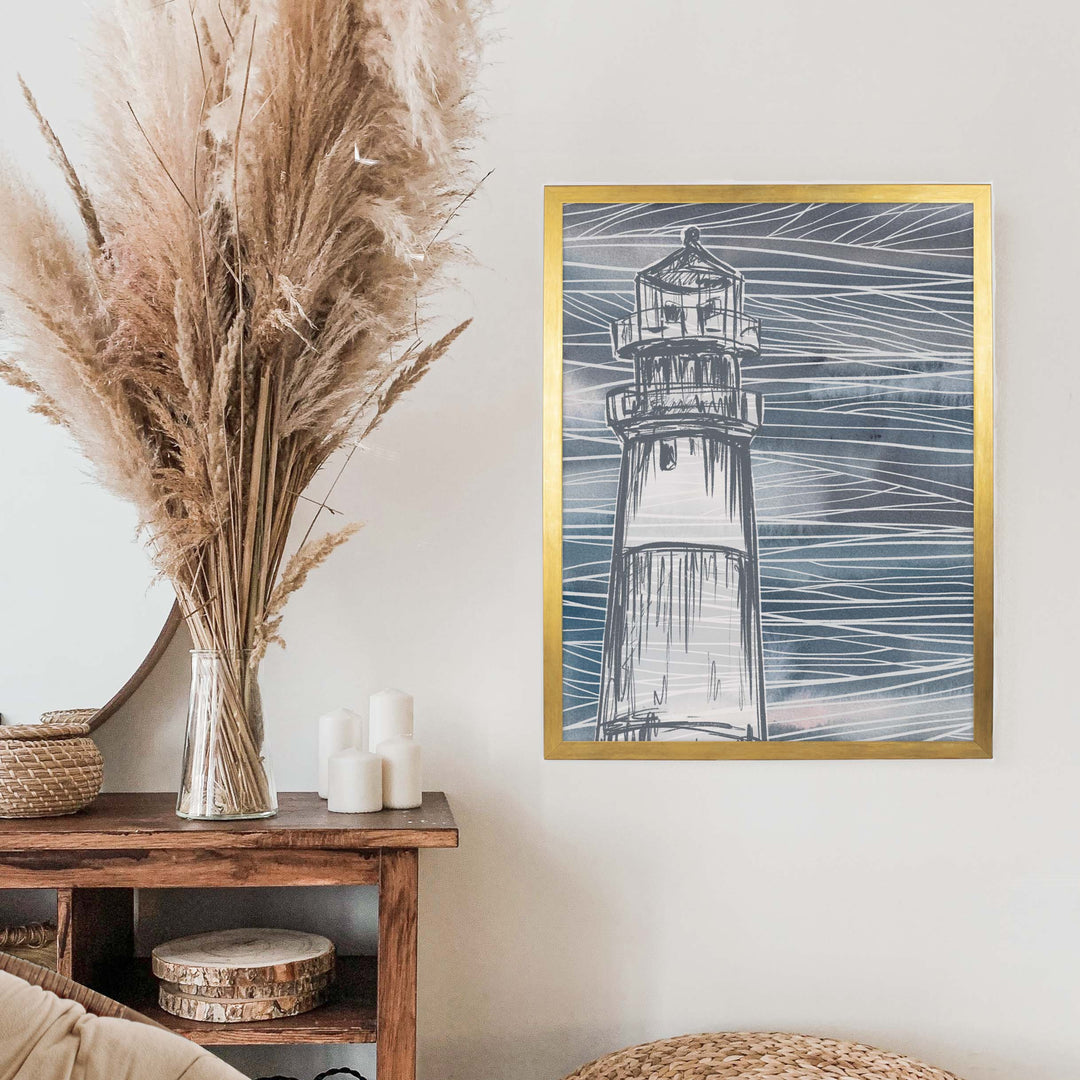 Nautical Blue Lighthouse