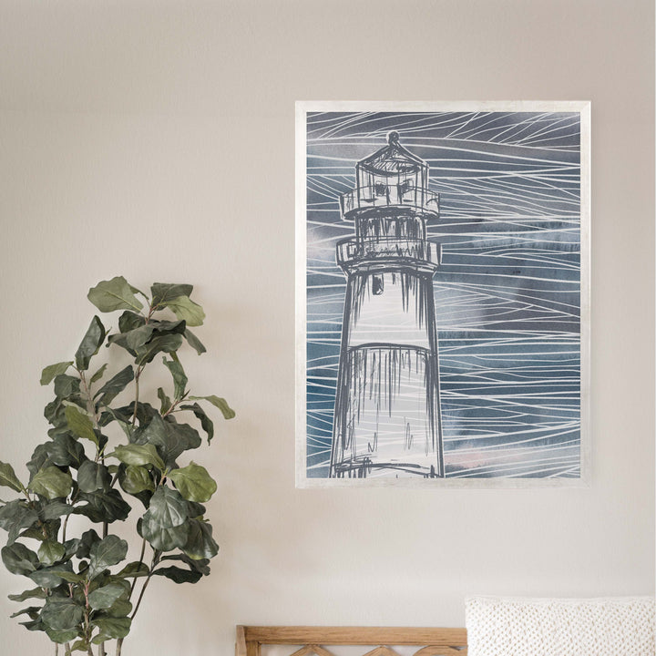 Nautical Blue Lighthouse