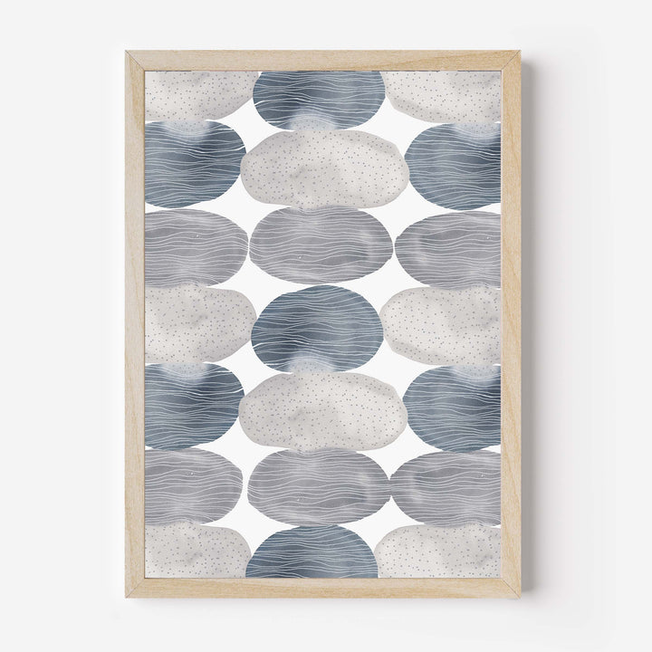 Blue and Gray Circles