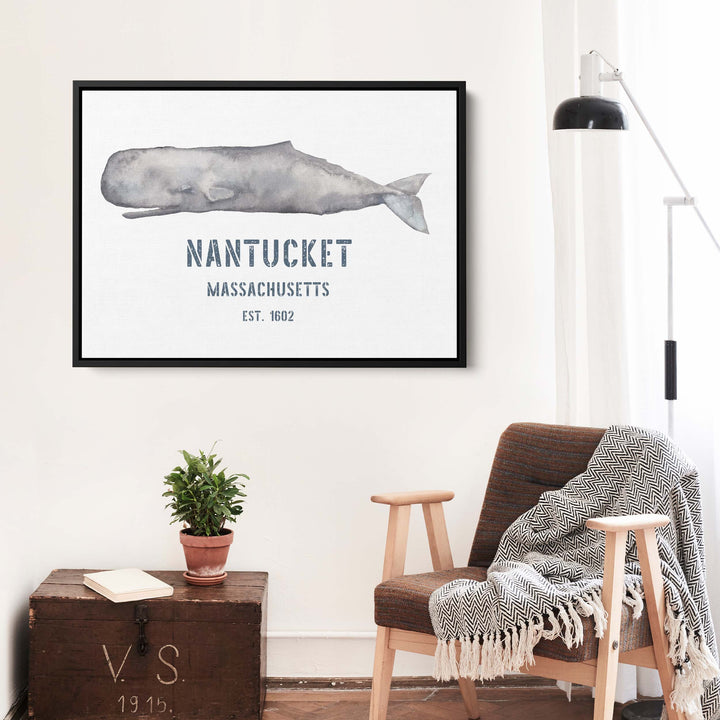 Sperm Whale Nantucket Sign